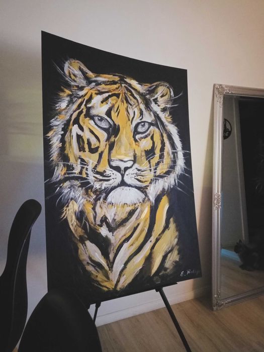 Tygrys obraz  akrylowy