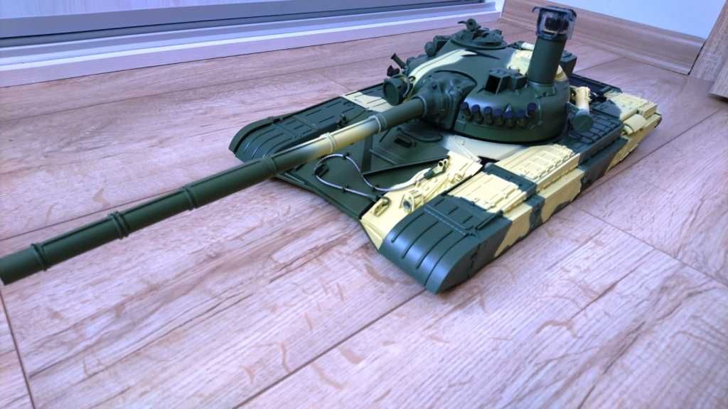 Czołg skala 1/16 kompletna wieża i góra wanny T 72 do modelu RC