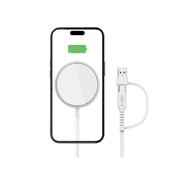 Ładowarka bezprzewodowa magnetyczna Tech-Protect QI15W-A44 z MagSafe -