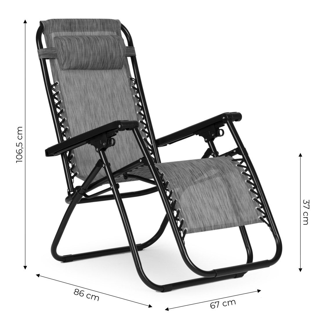 Leżak fotel ogrodowy rozkładany MODERNHOME