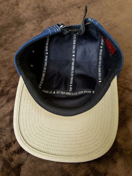 Pinetime; czapka z daszkiem, granatowo-beżowa (dwukolorowa)