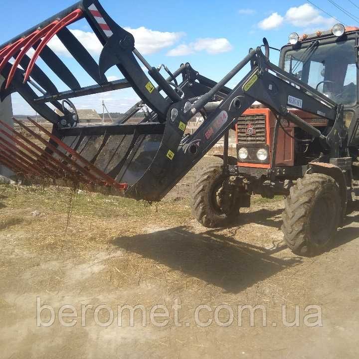Навантажувач Beromet BM 1244 погрузчик фронтальний на трактор мтз юмз