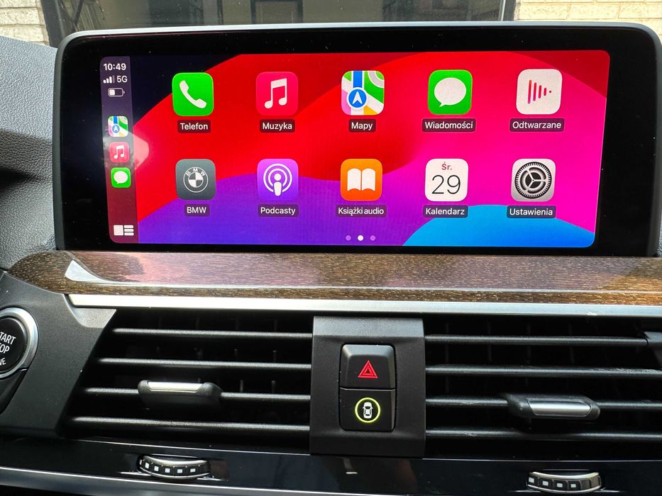 Aktywacja Carplay BMW G11 G30 G01 Mapa Europy EVO Konwersja USA/EUROPA