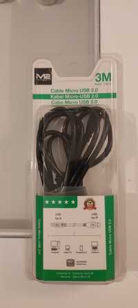 Cabo micro USB 2.0 - 3metros