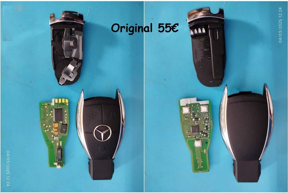 Chave Peugeot/Opel/Renault/Volkswagen/Mercedes