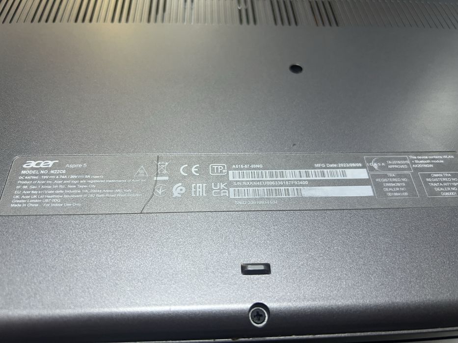 ACER Aspire 5 N22C6 RAM32/SSD512