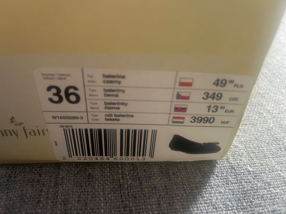 Balerinki dziewczęce rozmiar 36