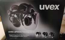 Uvex Pheos Faceguard - ochrona twarzy i słuchu Supravision Excellence