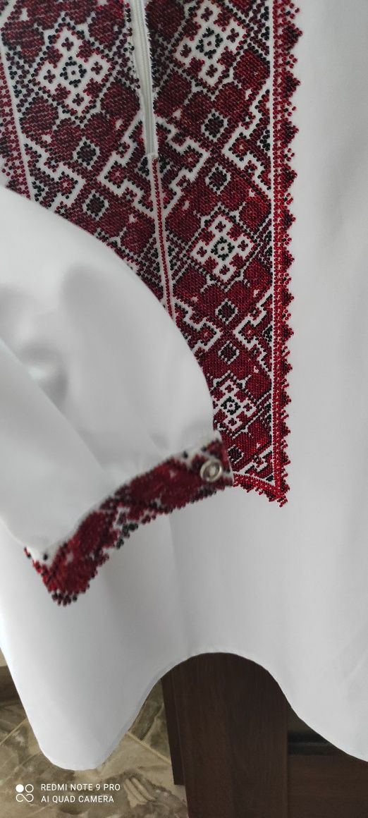 Вишита сорочка бісером для хлопчика!