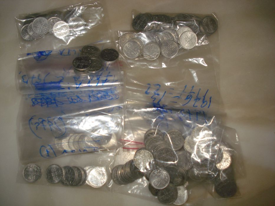 Moedas 10 centavos alumínio