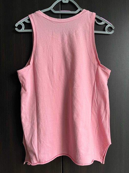 Koszulka na ramiączkach Sinsay róż XS