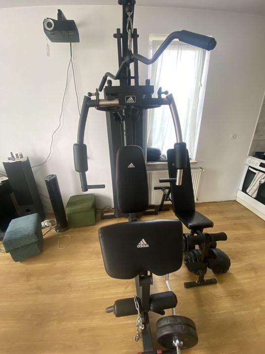 Atlas Adidas , ławeczeka,hantle orbitrek, sztanga