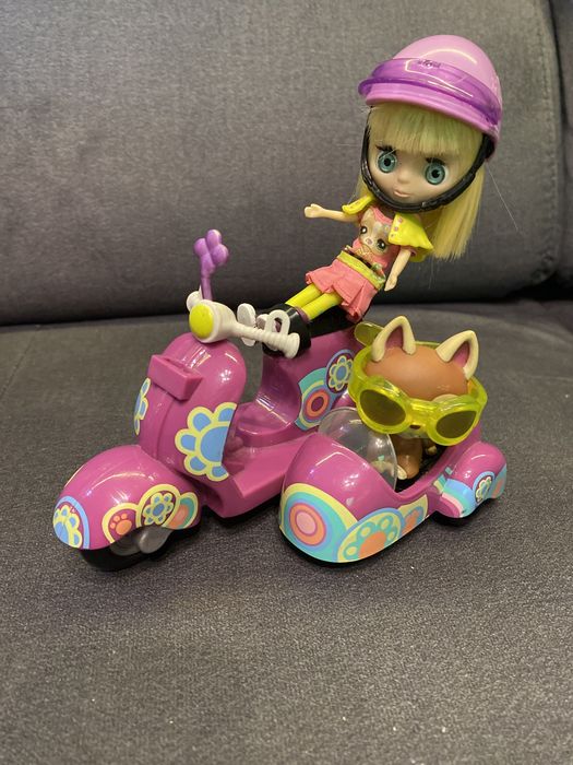 Littlest Pet Shop LPS skuter lalka blythe piesek