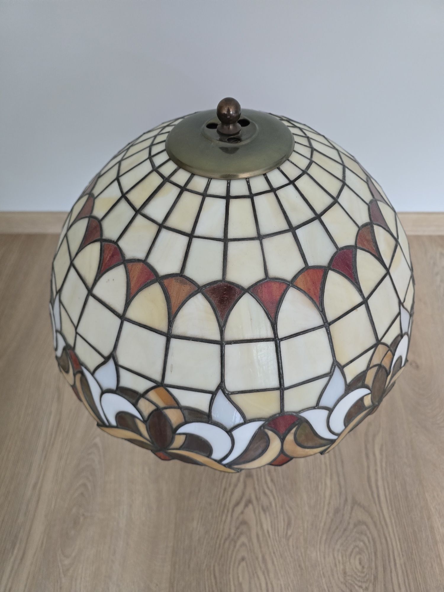 lampa witrażowa art deco