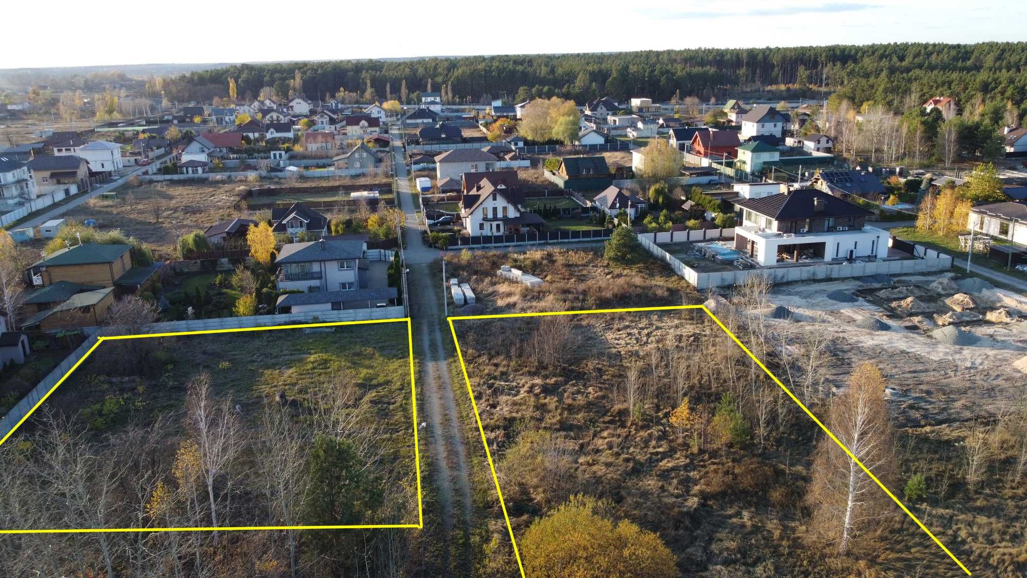 Ділянка на березі Київського моря в котеджному містечку Золотий Берег