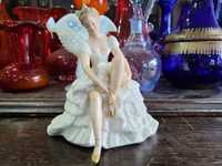 Piękna porcelanowa figurka baletnica Wallendorf