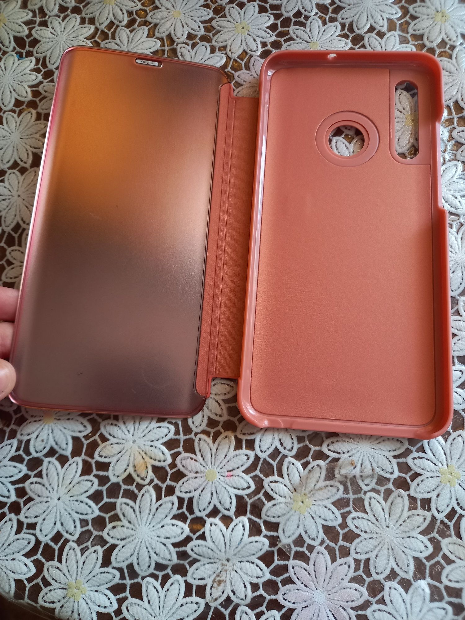 Умный зеркальный флип-чехол для телефона Huawei Y5 Y6 Y7  и не только