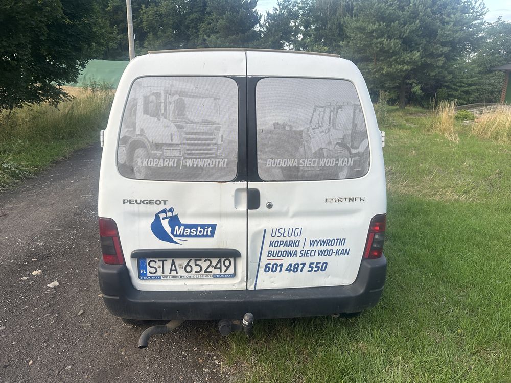 Peugeot Partner 2003r 1.9D bez turbo 296k km Okazja