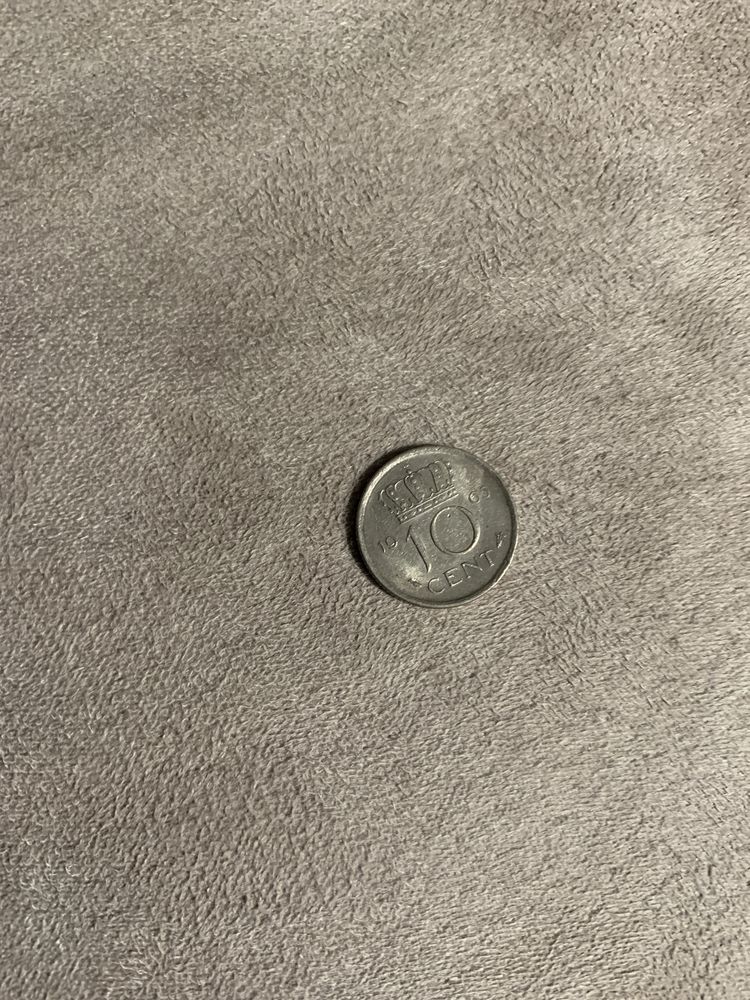 Moeda de 10 cent holadensa, 1965