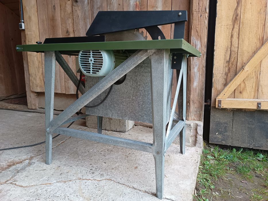 Mocna 6 kW Piła stołowa 400v krajzega cerkularka cerkukatka cyrkular