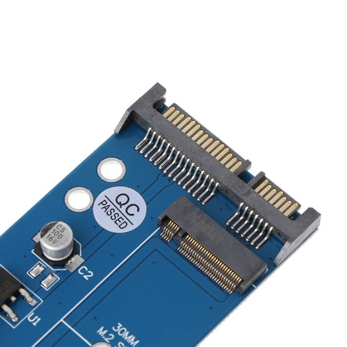 Переходник / адаптер M.2 -> SATA (SSD M2 / NGFF to SATA)