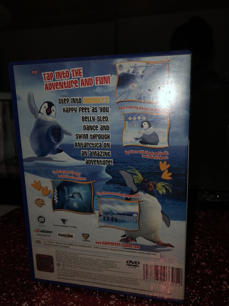 Gra na PS2 "Happy Feet"
