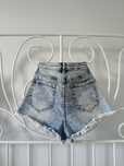 Denim short dżinsowe spodenki wysoki stan 38