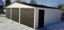 Garaż blaszany 9m x 6m poziomy panel Blachodachówka Producent