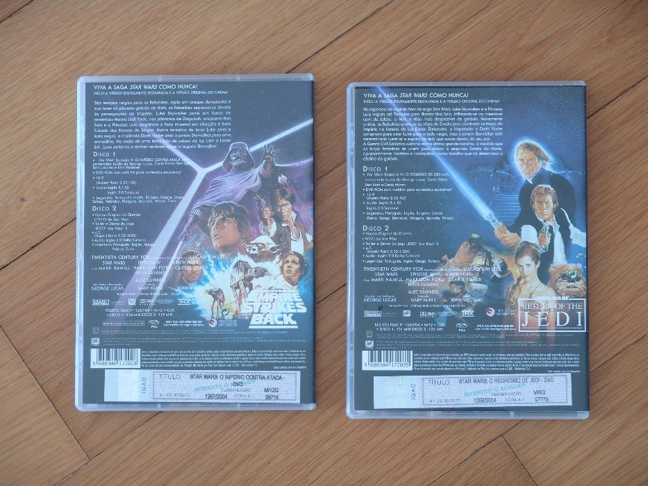 [DVDs/Star Wars VI - O Regresso de Jedi/Edição Limitada]