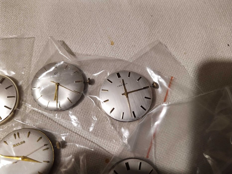 3 mechanizmy szwajcarskie Certina i Cyma