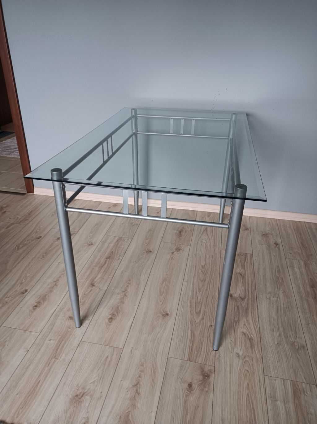 stół szklany 120 x 76 cm