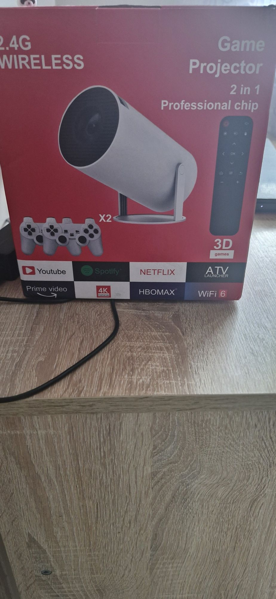 Projektor retro gry