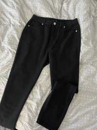 Czarne spodnie / spodnie z wysokim stanem / jeansy