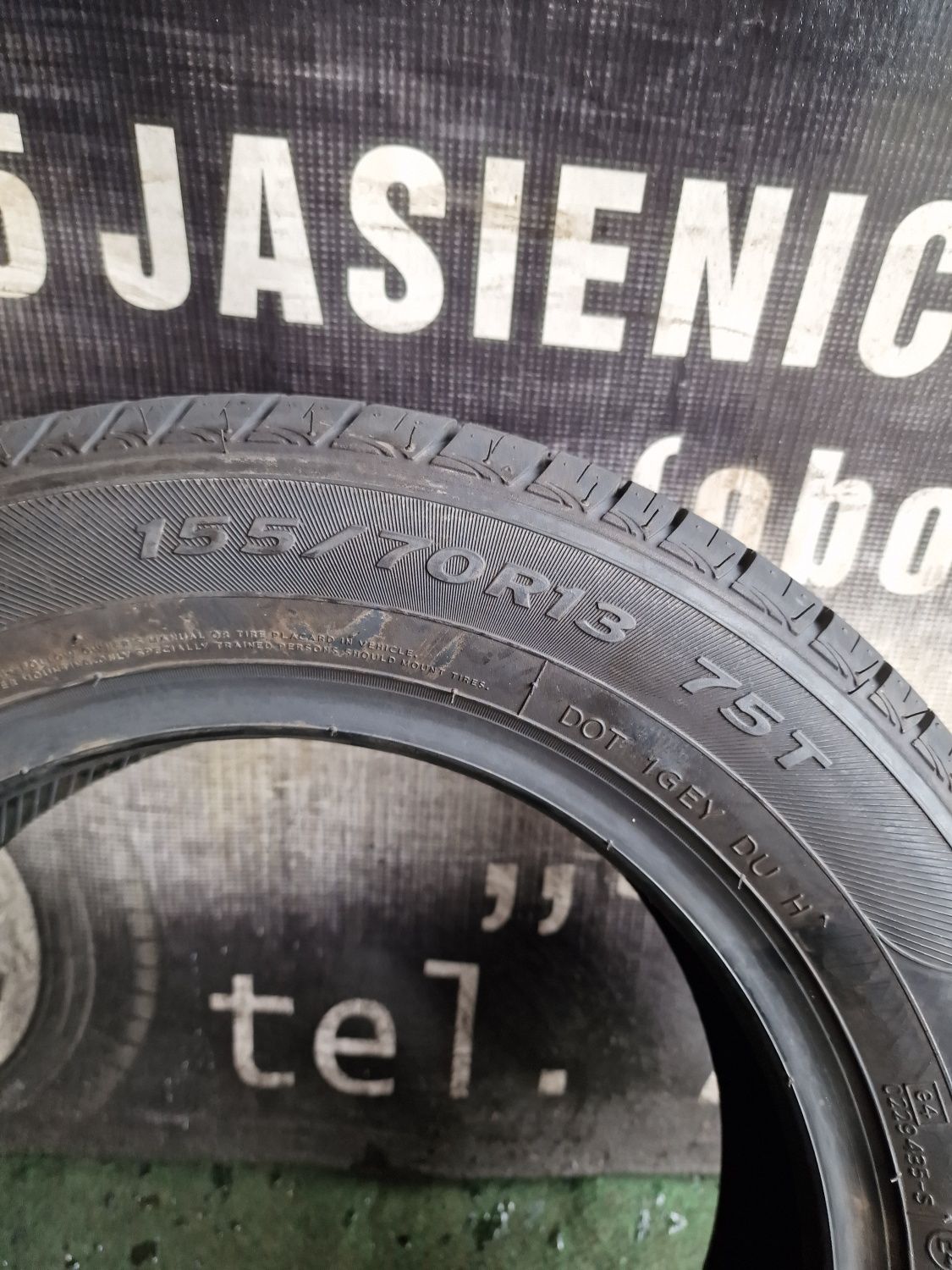 Opona letnia 155/70/13 Hankook Optima K715 Pojedyncza Nowa