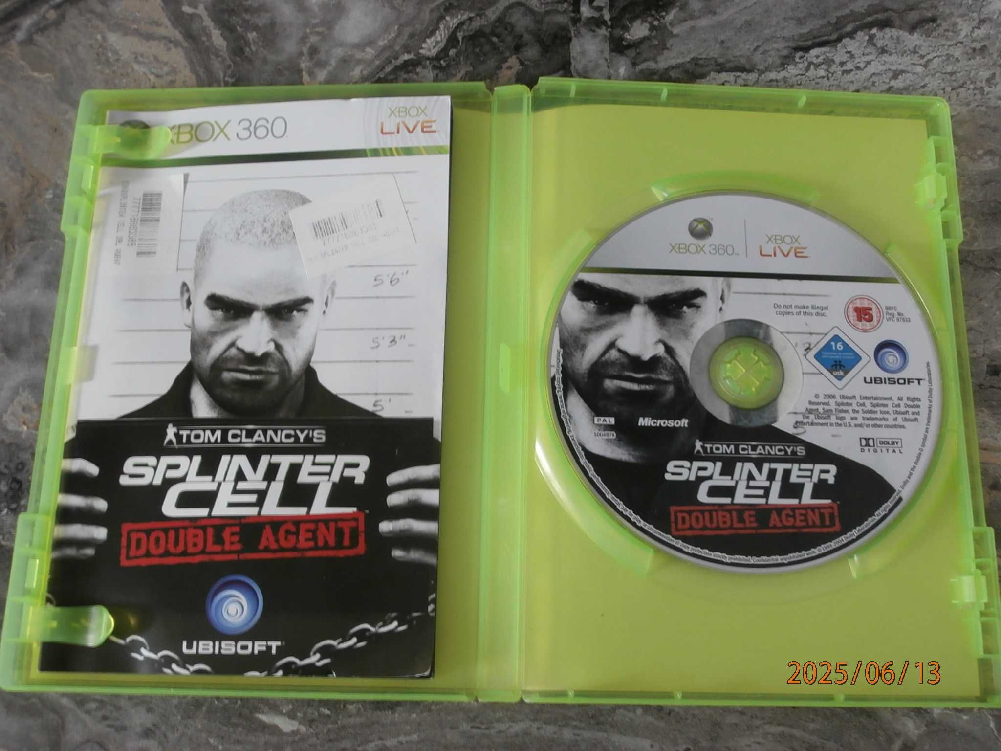Gra na Xbox 360 Tom Clancy's SPLINTER CELL Double Agent