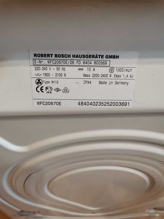 Стиральная машина Bosch WFC20670E Maxx 4 по запчастям