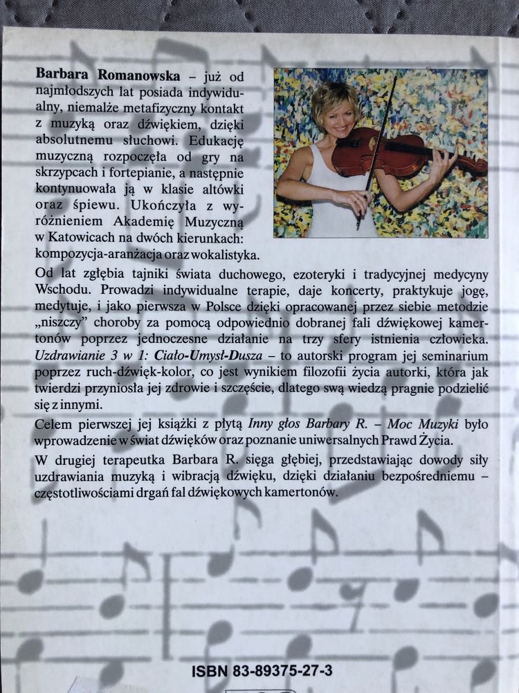 654. Nowa. Kamertony i muzykoterapia. Barbara Romanowska