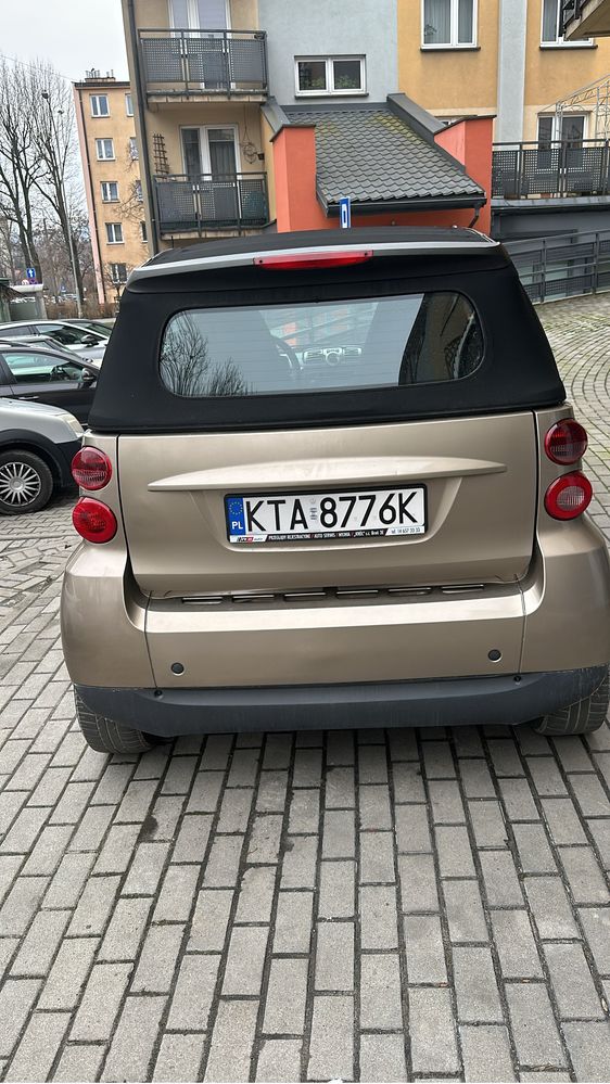 Smart cabrio 451 klima, zarejestrowany, uszkodzony
