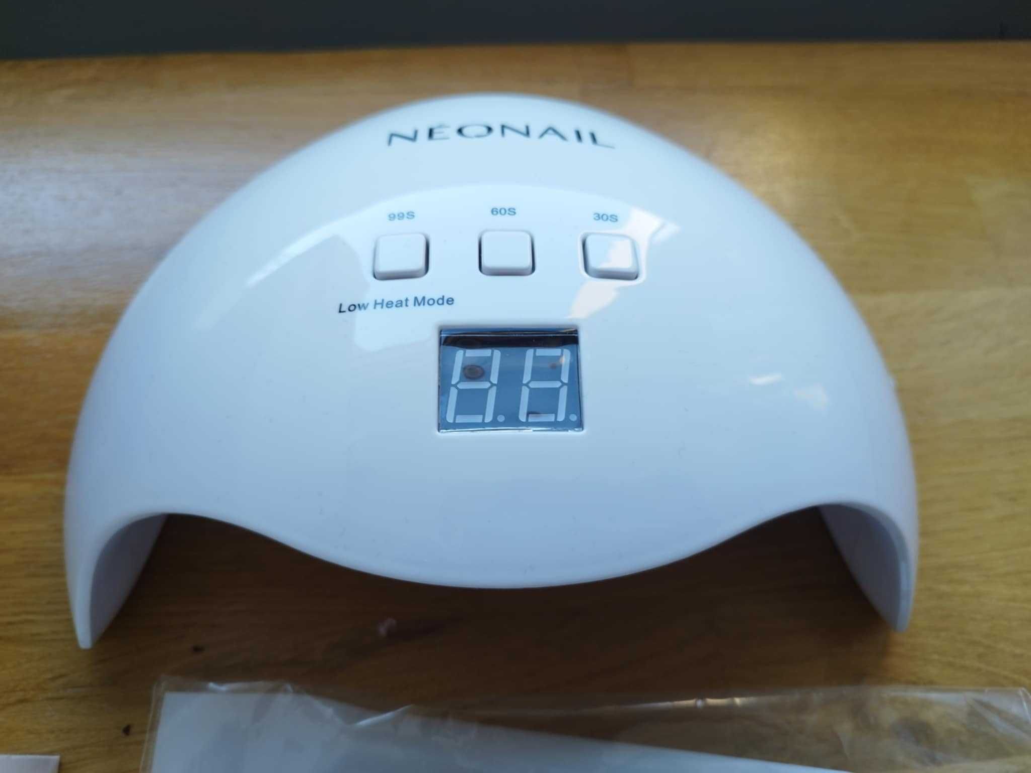 Zestaw do paznokci żelowych Neonail Lampa UV + Akcesoria Stan idealny