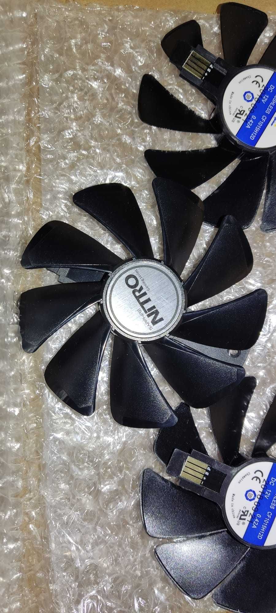 Fan ventoinha cooler para Sapphire Nitro RX 470 a 580