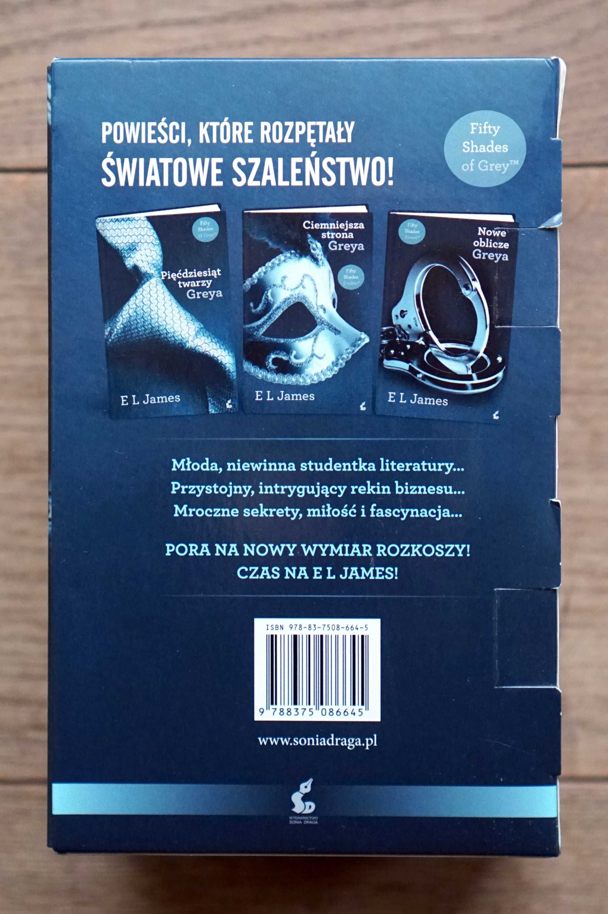 Pięćdziesiąt twarzy Greya Trylogia Grey E.L.James