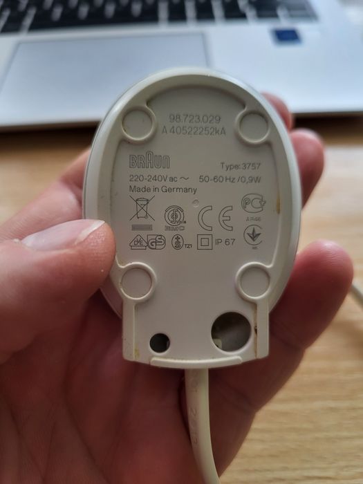 Ładowarka do szczoteczki Oral-B, Braun