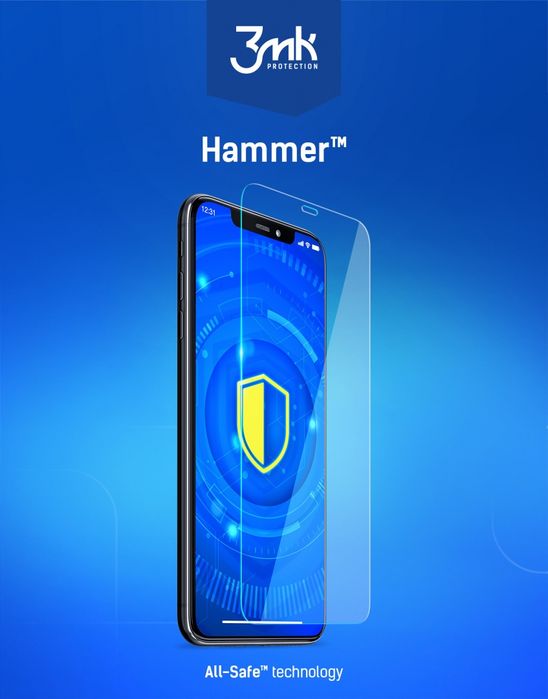 Folia 3mk hammer hydrożelowa lepsza niż szkło Apple iPhone Tamka 22/24