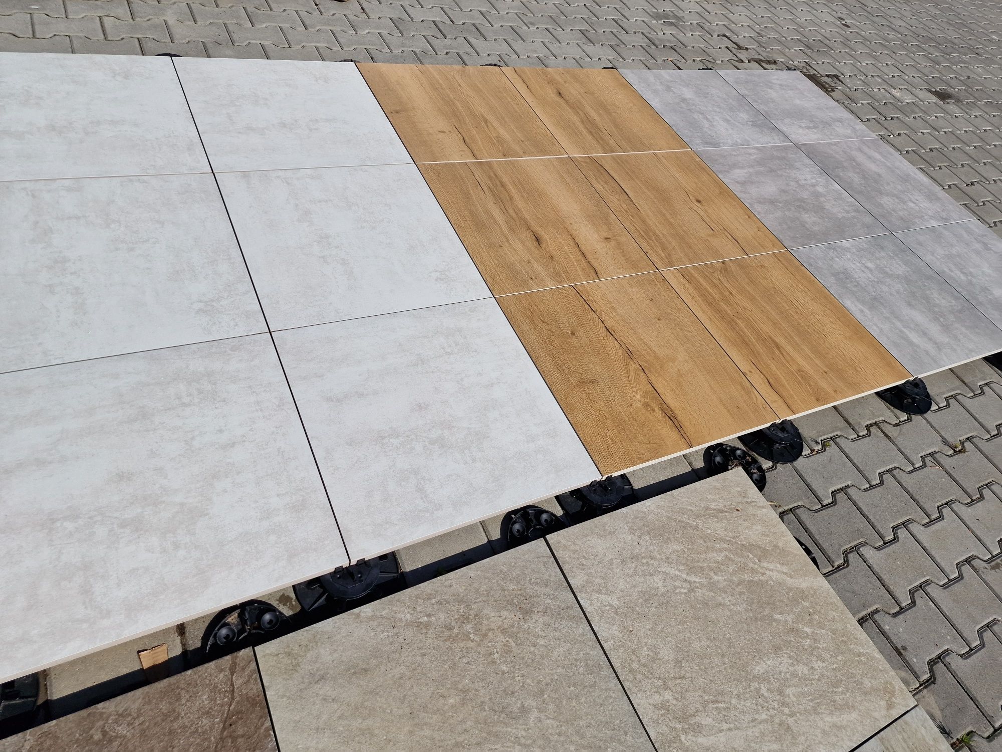 Nowość Płytka Tarasowo Chodnikowych CONCRETE WHITE 20mm