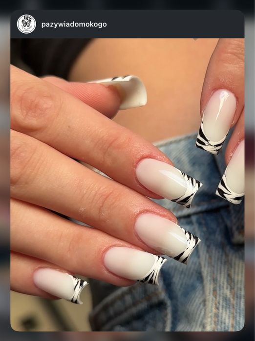 Manicure Stylizacja paznokci przedłużanie żelowe hybryda