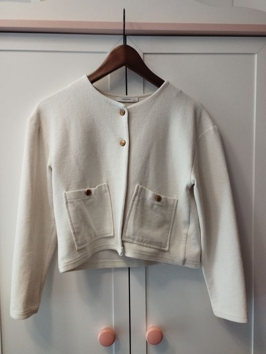 Kremowy elegancki komplet dla dziewczynki