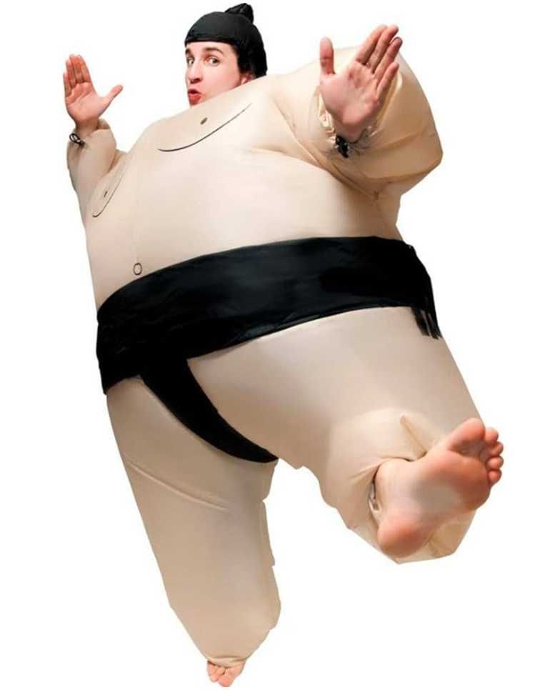 Fatos de carnaval insuflaveis como novos - usados uma vez apenas