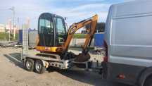 Wynajem wypozyczalnia auto-trybus minikoparki koparki jcb 8018 2t