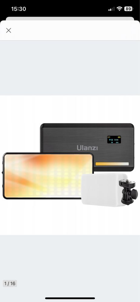 Lampa led do zdjeć Ulanzi mocna