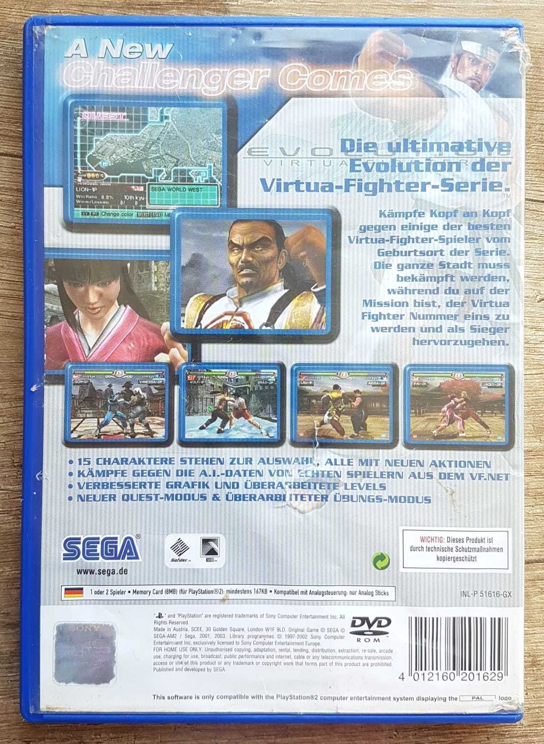 Virtua Fighter 4 Evolution PS2 Playstation 2 prezent